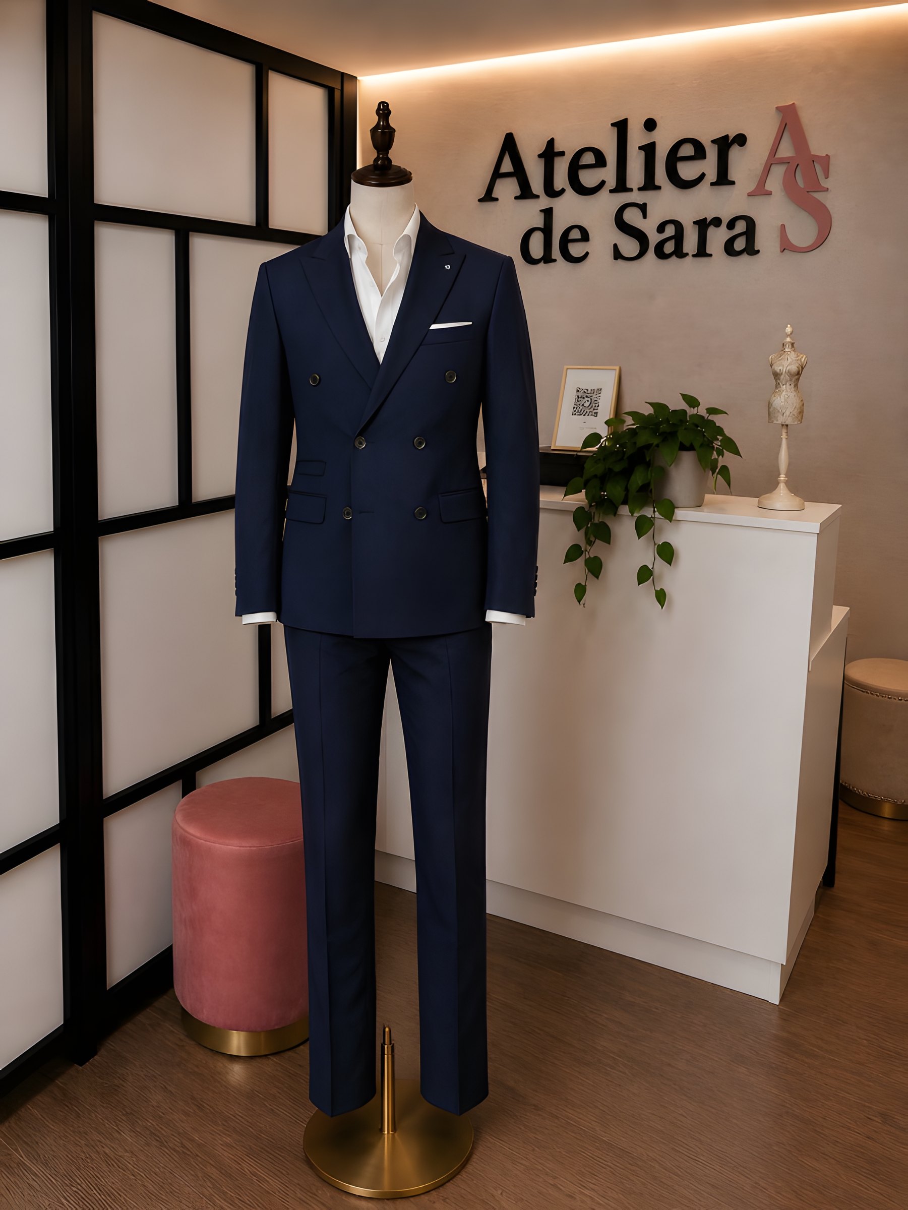 Traje ejecutivo masculino Leonardo — Atelier de Sara